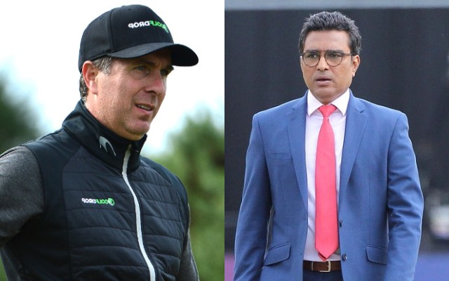Michael Vaughan and Sanjay Manjrekar
