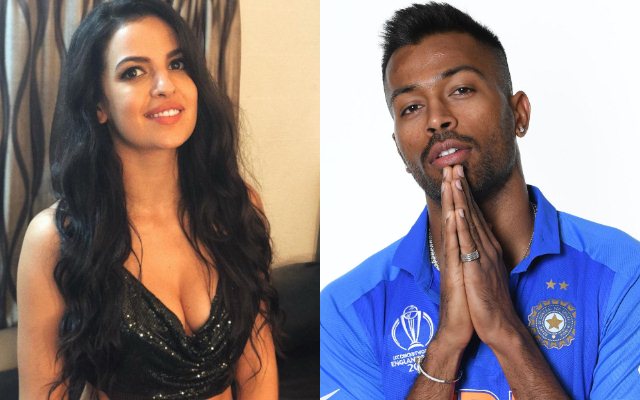 Natasa Stankovic and Hardik Pandya