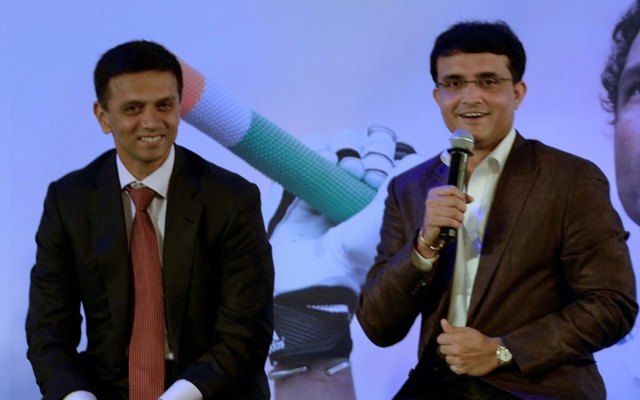 Rahul Dravid and Sourav Ganguly