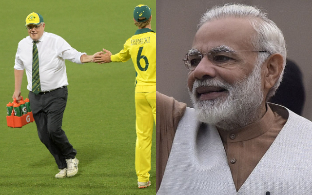 Scott Morrison and Narendra Modi