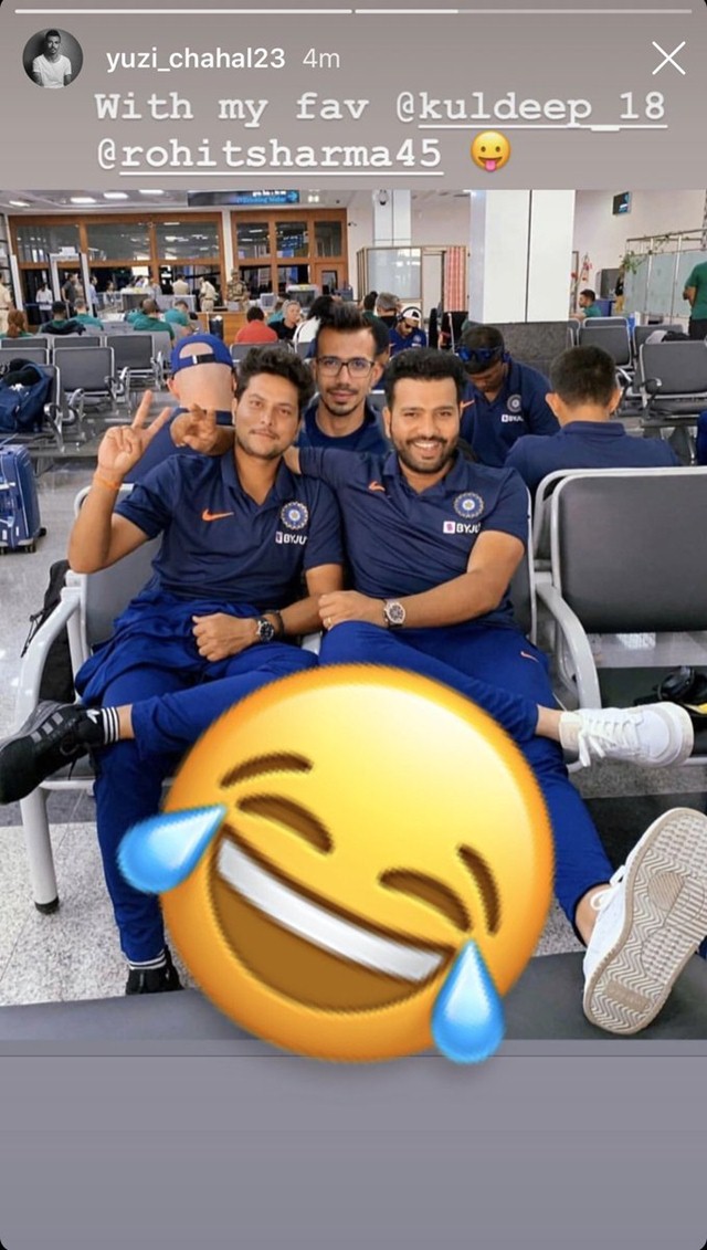 Yuzvendra Chahal's Instagram story