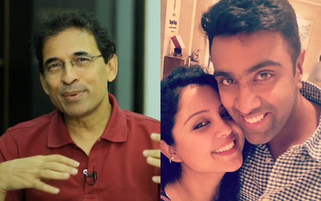 Harsha Bhogle and Ravi Ashwin