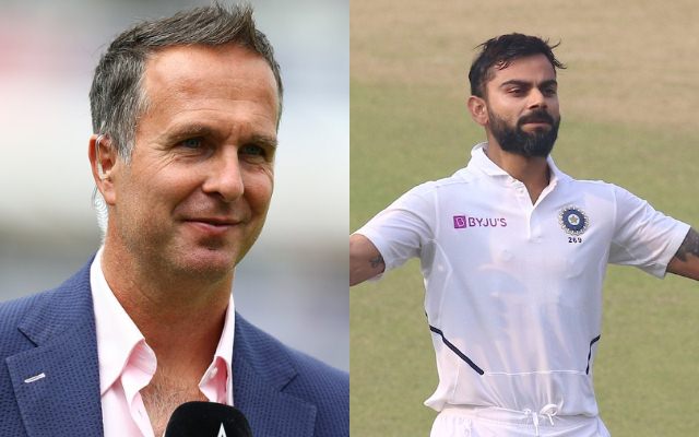 Michael Vaughan and Virat Kohli