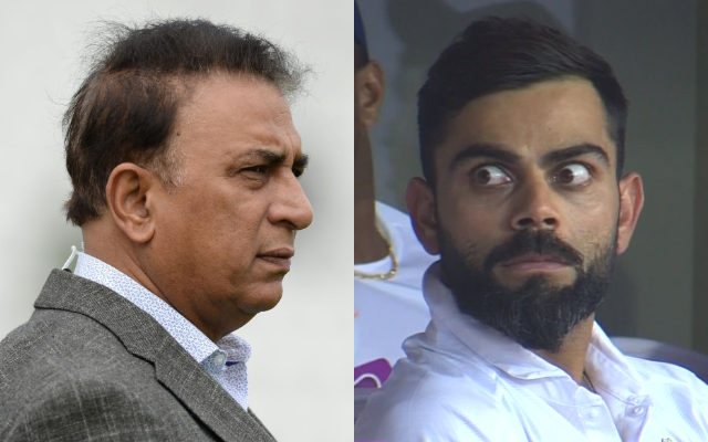Sunil Gavaskar and Virat Kohli