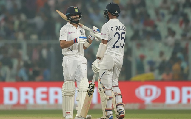 Virat Kohli and Cheteshwar Pujara