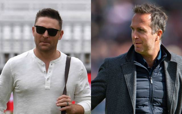 Brendon McCullum and Michael Vaughan