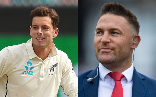 Mitchell Santner and Brendon McCullum