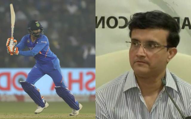 Ravindra Jadeja and Sourav Ganguly