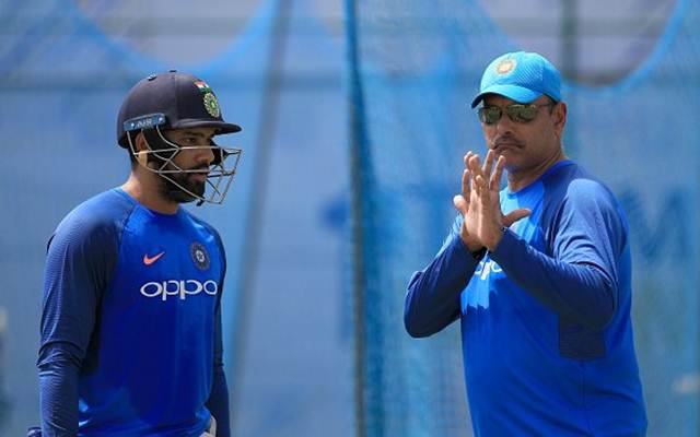 Rohit Sharma and Ravi Shastri