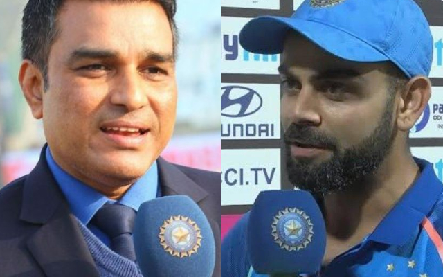 Sanjay Manjrekar and Virat Kohli