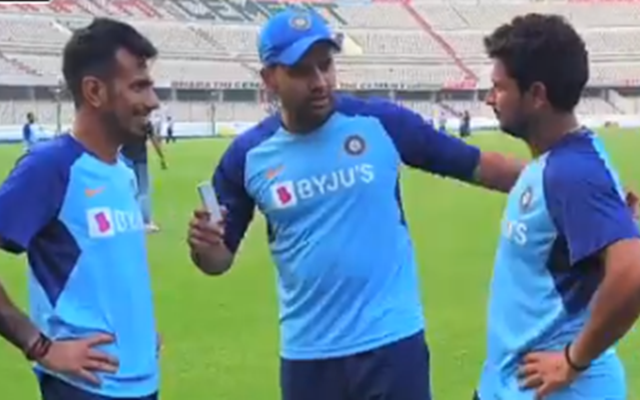 Yuzvendra Chahal, Rohit Sharma and Kuldeep Yadav