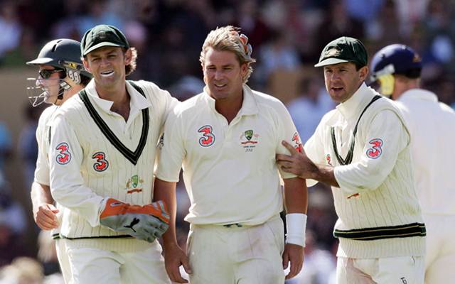 Adam Gilchrist, Shane Warne and Ricky Ponting
