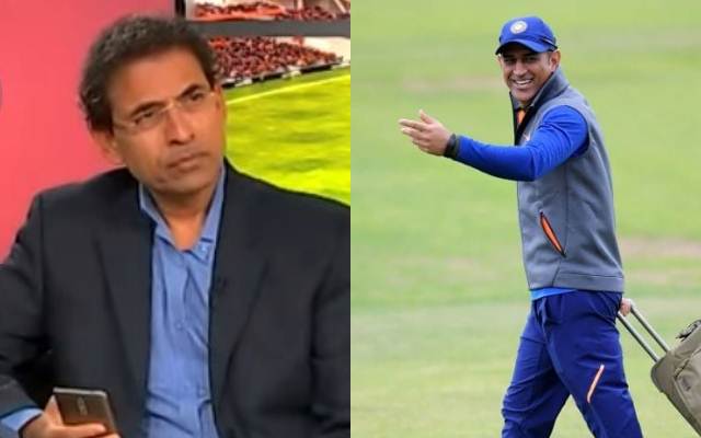 Harsha Bhogle and MS Dhoni