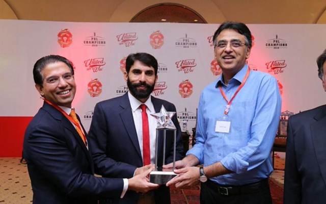 Misbah-ul-Haq and Ali Naqvi