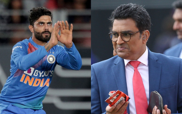 Ravindra Jadeja and Sanjay Manjrekar