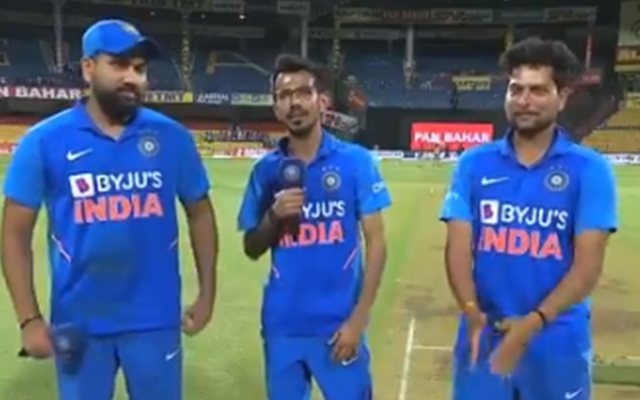 Rohit Sharma, Yuzvendra Chahal and kuldeep Yadav