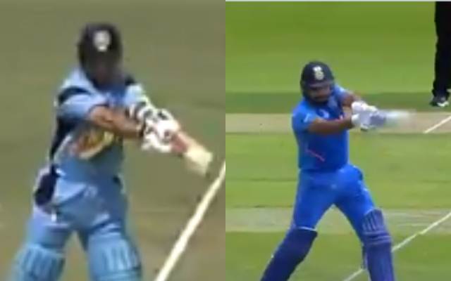 Sachin Tensulkar and Rohit Sharma