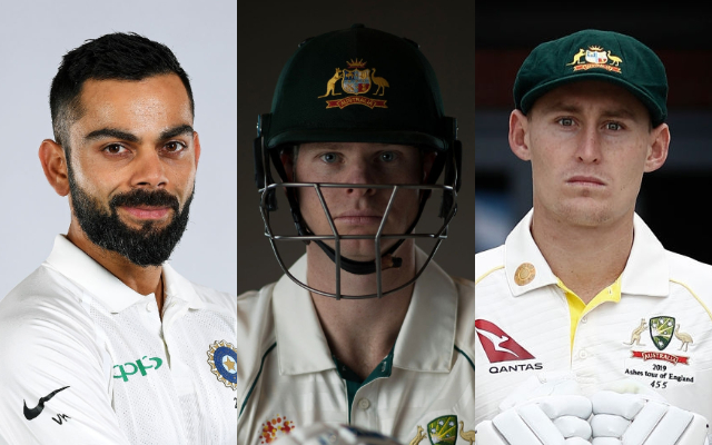 Virat Kohli, Marnus Labuschagne & Steve Smith