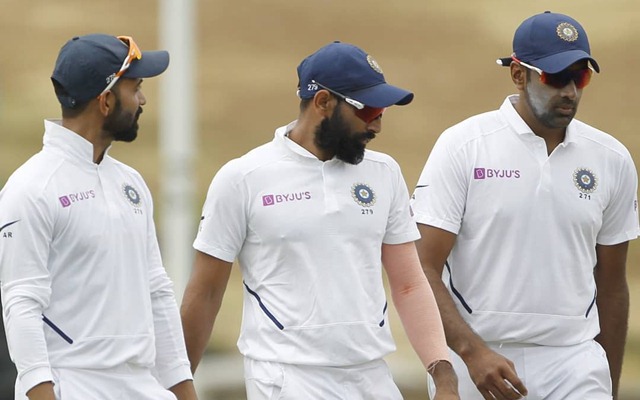 Ajinkya Rahane, Mohammed Shami and R. Ashwin