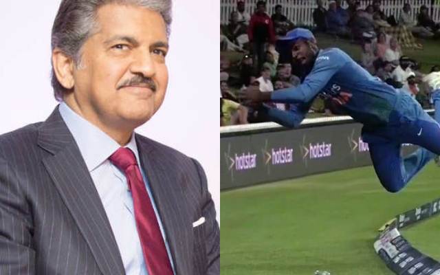 Anand Mahindra and Sanju Samson