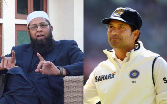 Inzamam-ul-Haq and Sachin Tendulkar