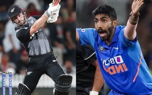 Kane Williamson and Jasprit Bumrah