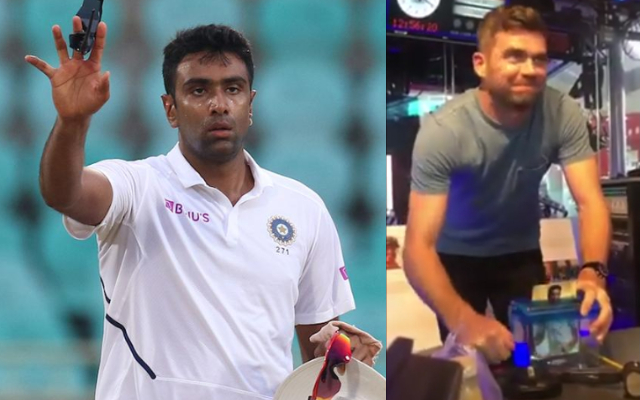 Ravi Ashwin and James Anderson