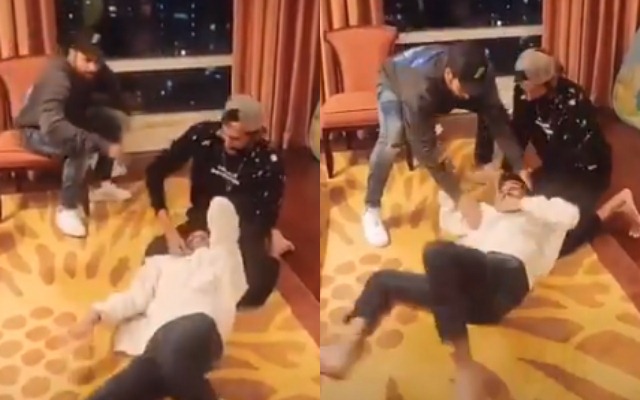 Rohit Sharma, Khaleel Ahmed and Yuzvendra Chahal