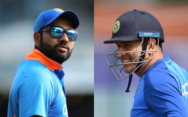 Rohit Sharma and MS Dhoni