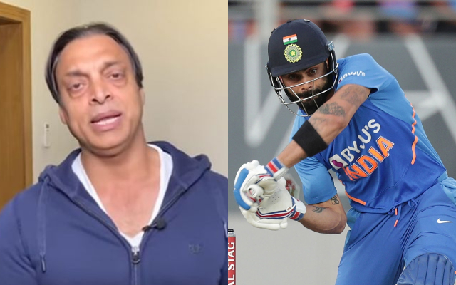 Shoaib Akhtar and Virat Kohli