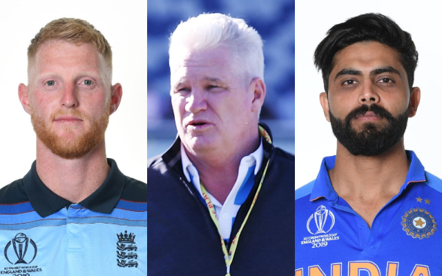 Ben Stokes, Dean Jones and Ravindra Jadeja