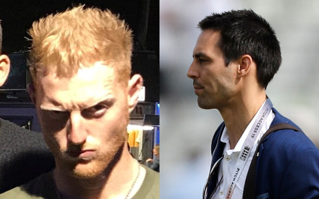 Ben Stokes and Mitchell Johnson