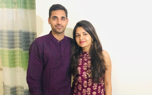 Bhuvneshwar Kumar and Nupur Nagar