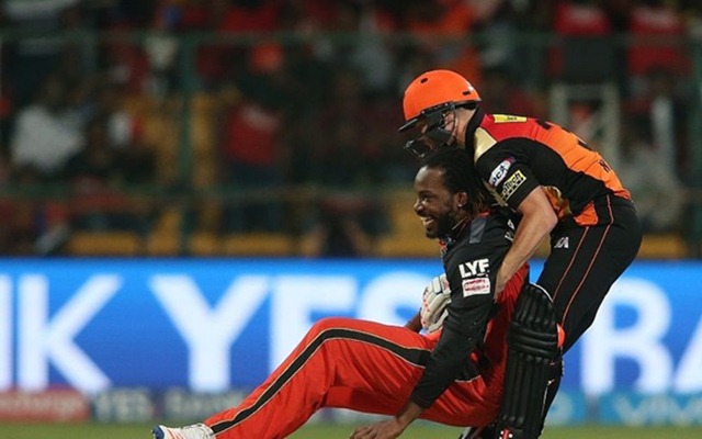 Chris Gayle and David Warner