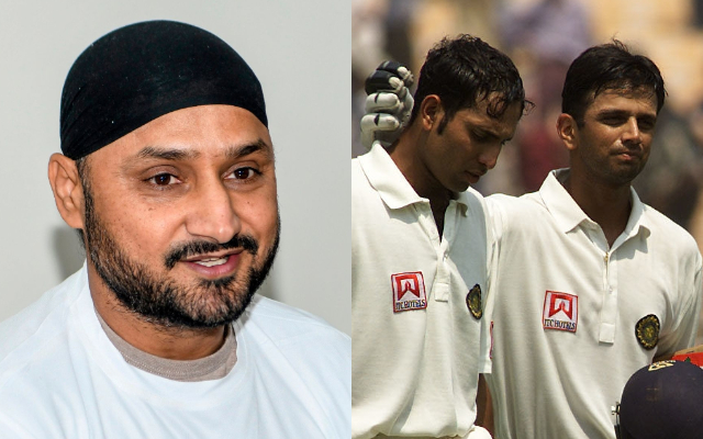Harbhajan Singh, VVS Laxman and Rahul Dravid