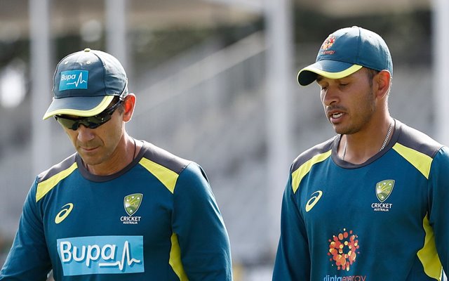 Justin Langer and Usman Khawaja
