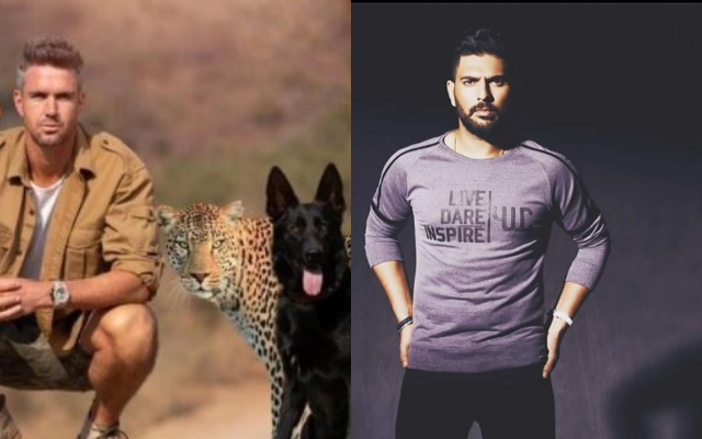 Kevin Pietersen and Yuvraj Singh
