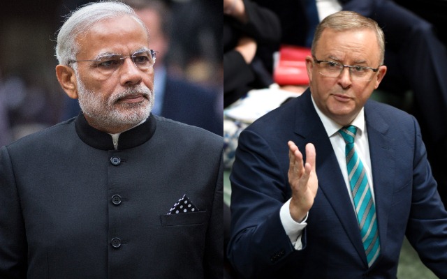 Narendra Modi and Scott Morrison
