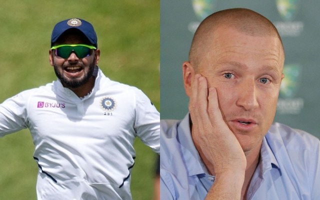 Rishabh Pant and Brad Haddin