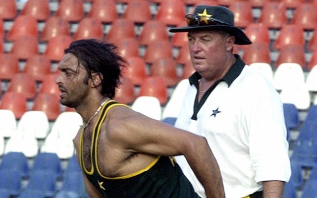Shoaib Akhtar and Bob Woolmer