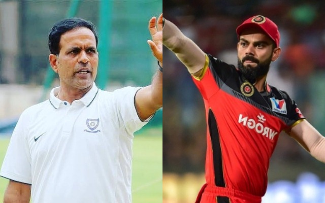 Sunil Joshi and Virat Kohli