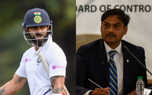 Virat Kohli and MSK Prasad