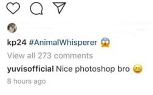 Yuvraj Singh's comment
