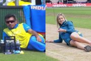 Yuzvendra Chahal and Ellyse Perry