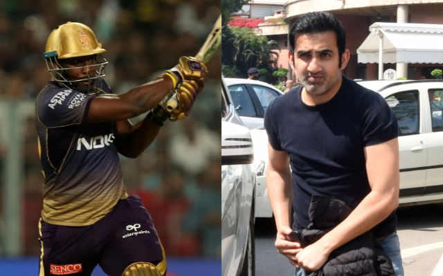 Andre Russell and Gautam Gambhir
