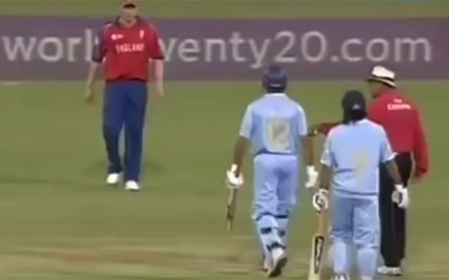 Andrew Flintoff and Yuvraj Singh