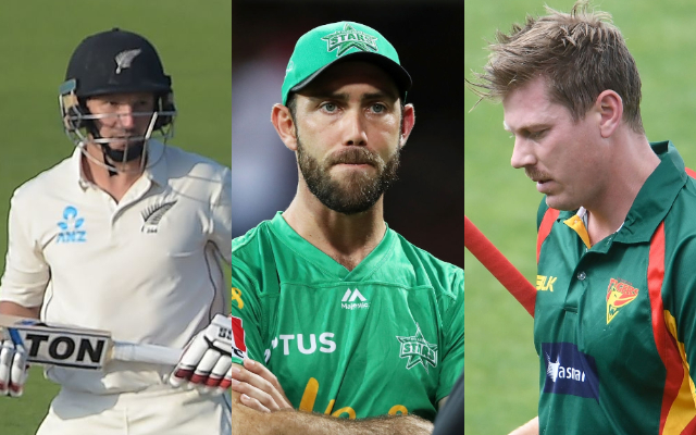BJ Watling, James Faulkner and Glenn Maxwell