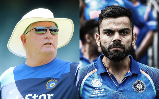 Duncan Fletcher and Virat Kohli