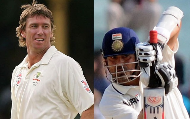 Glenn McGrath and Sachin Tendulkar