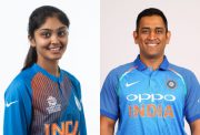 Harleen Deol and MS Dhoni